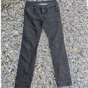 Prana Kara Jeans Womens 8 29 Charcoal Gray Organic Cotton Straight Leg Pants